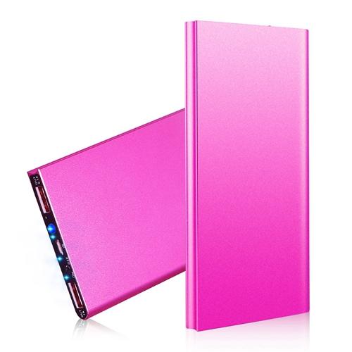 20000mAh Power Bank Ultra-thin External Battery Pack Phone Charger Dual USB Ports image