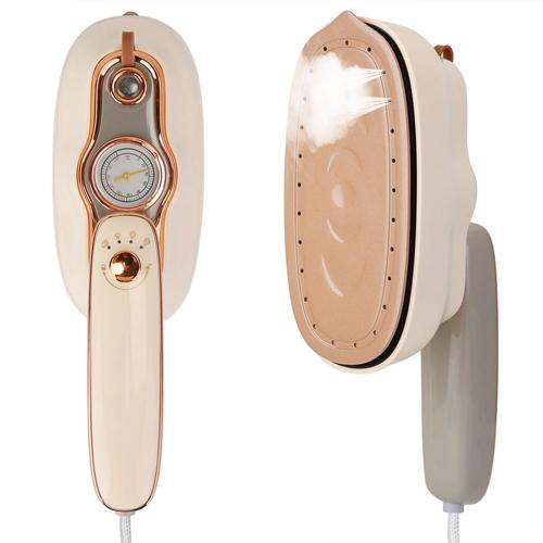 1200W Foldable Handheld Clothes Iron Steamer with Wet Dry Ironing Mode Portable Garment Steamer Travel Clothing Wrinkles Remover With Temperature Disp image