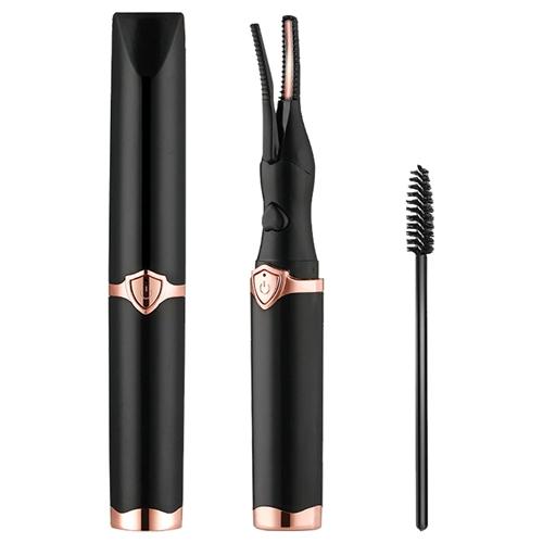 2 In 1 Clip Comb Heated Eyelash Curler Electric Mini Lash Curler Natural Eye Lash Makeup Tool with 3 Temp Settings 10Mins Shutdown image