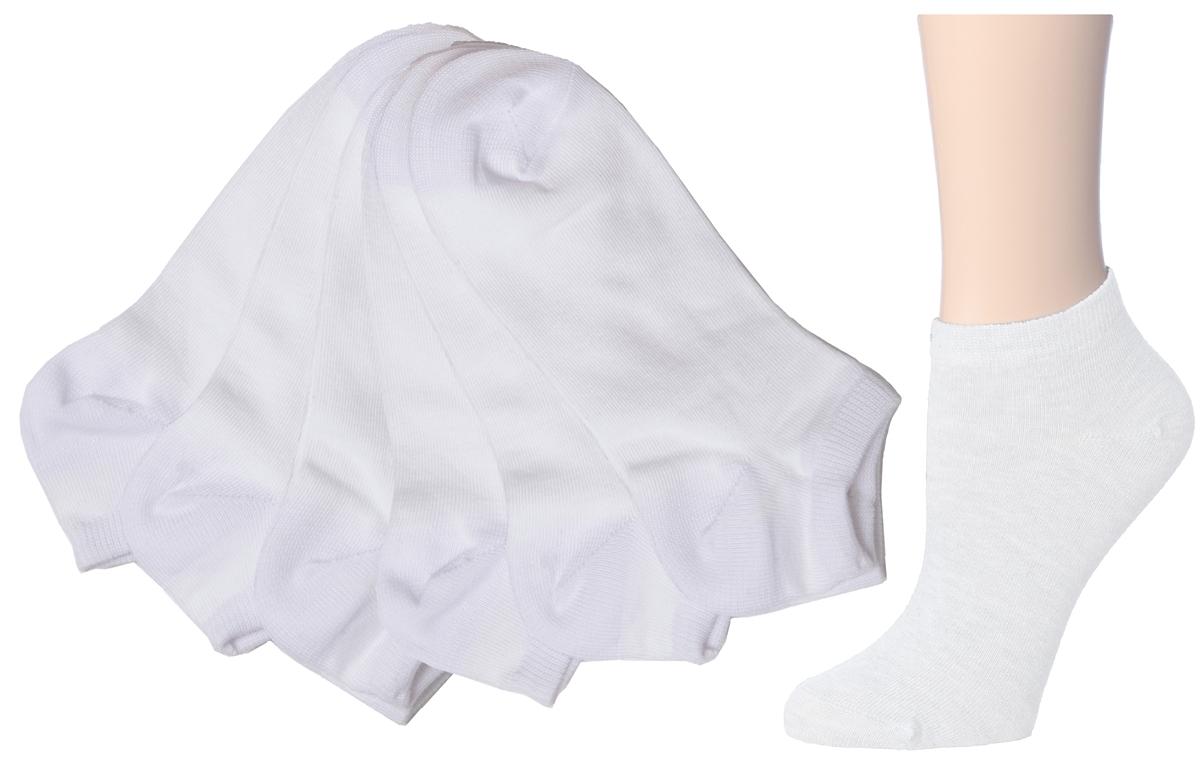 Women's White Low Cut Socks - Size 9-11 - 6-Pair Packs image
