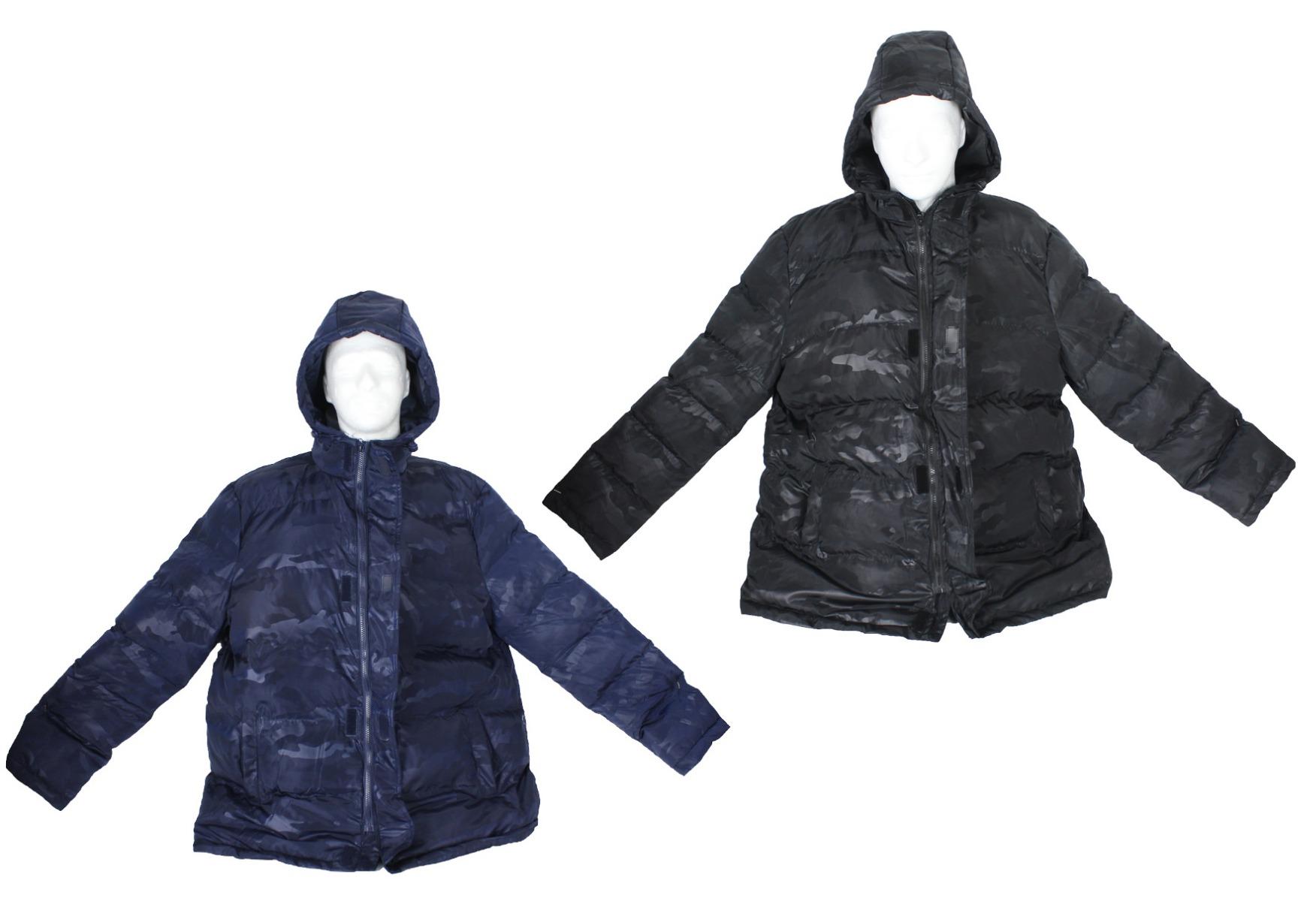 Men's Camo Print Winter Puffer Ski Jackets - Sizes Medium-2XL image