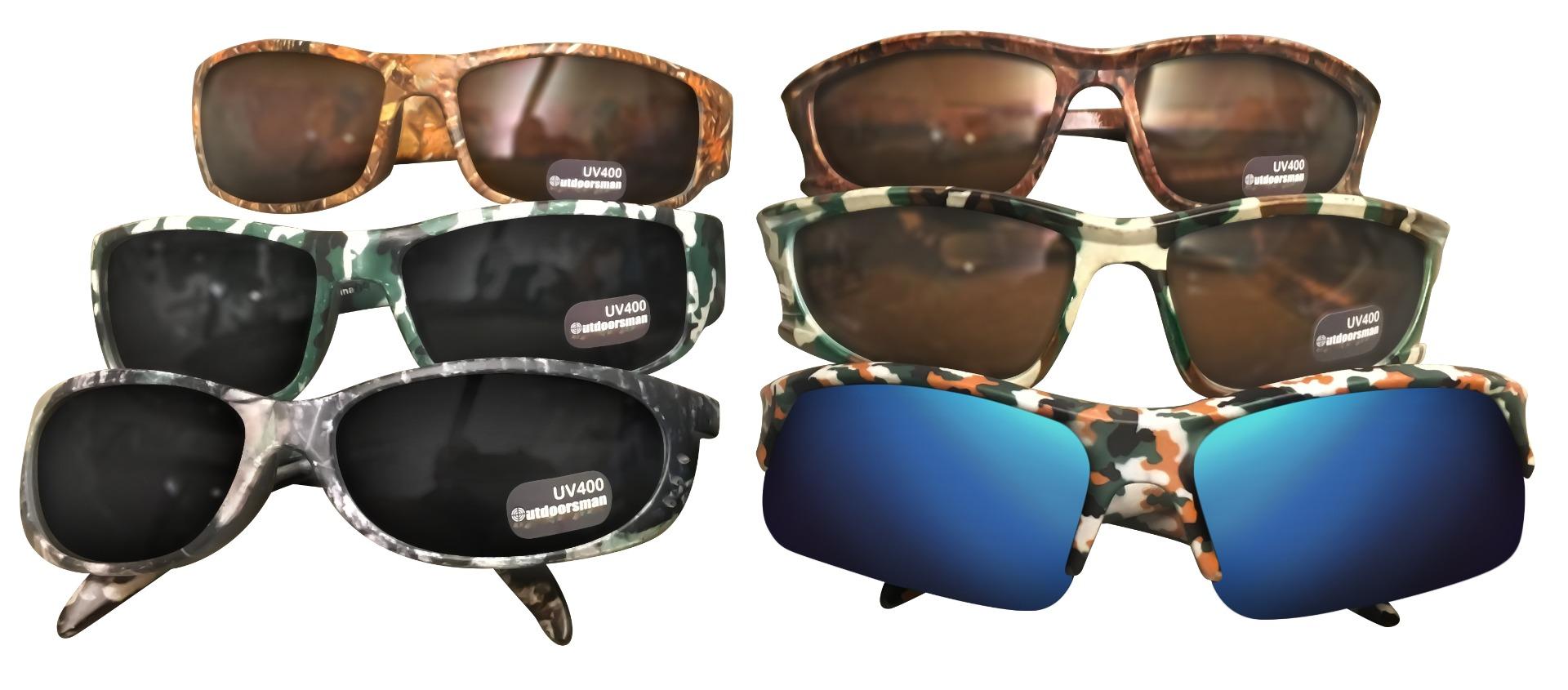 Men's & Women's Camouflage Sport Sunglasses - Assorted Styles image