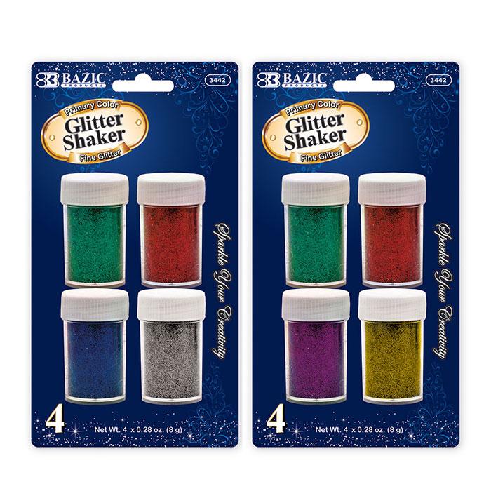 8G / 0.28 Oz. 4 Primary Color Glitter Shaker image