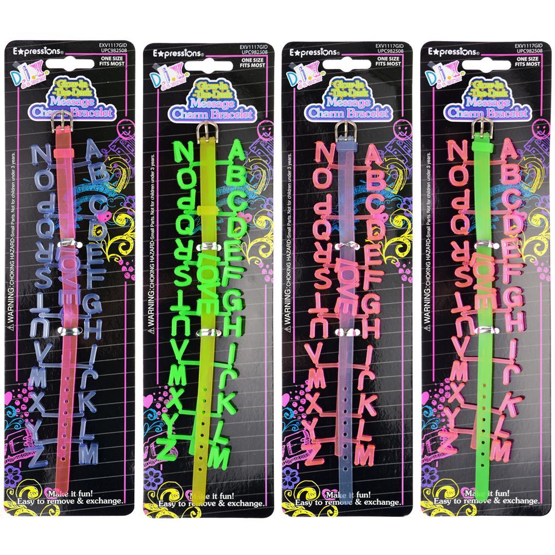 DIY Glow-in-the-Dark Saying Bracelet Bands image
