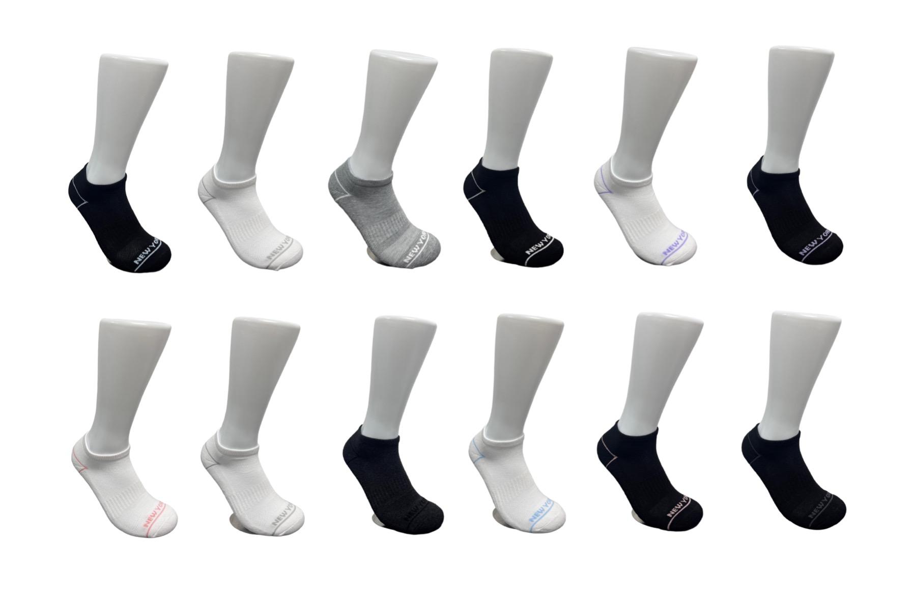 Women's Low Cut Socks - Assorted Colors - Size 9-11 image