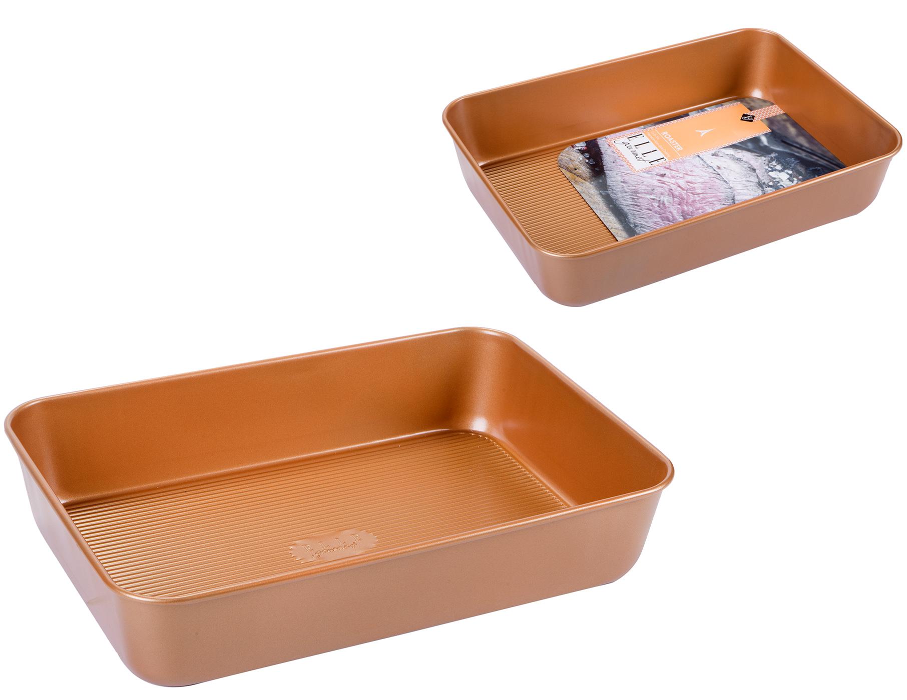 ELLE Gourmet Collection Non-Stick Roaster - Copper image