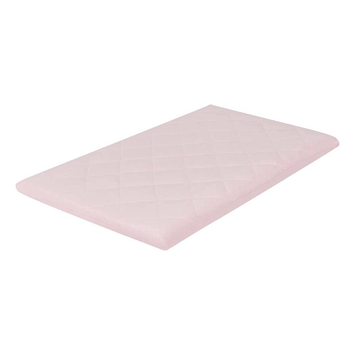 Quilted Portable Crib & Playard Sheets - Pink image
