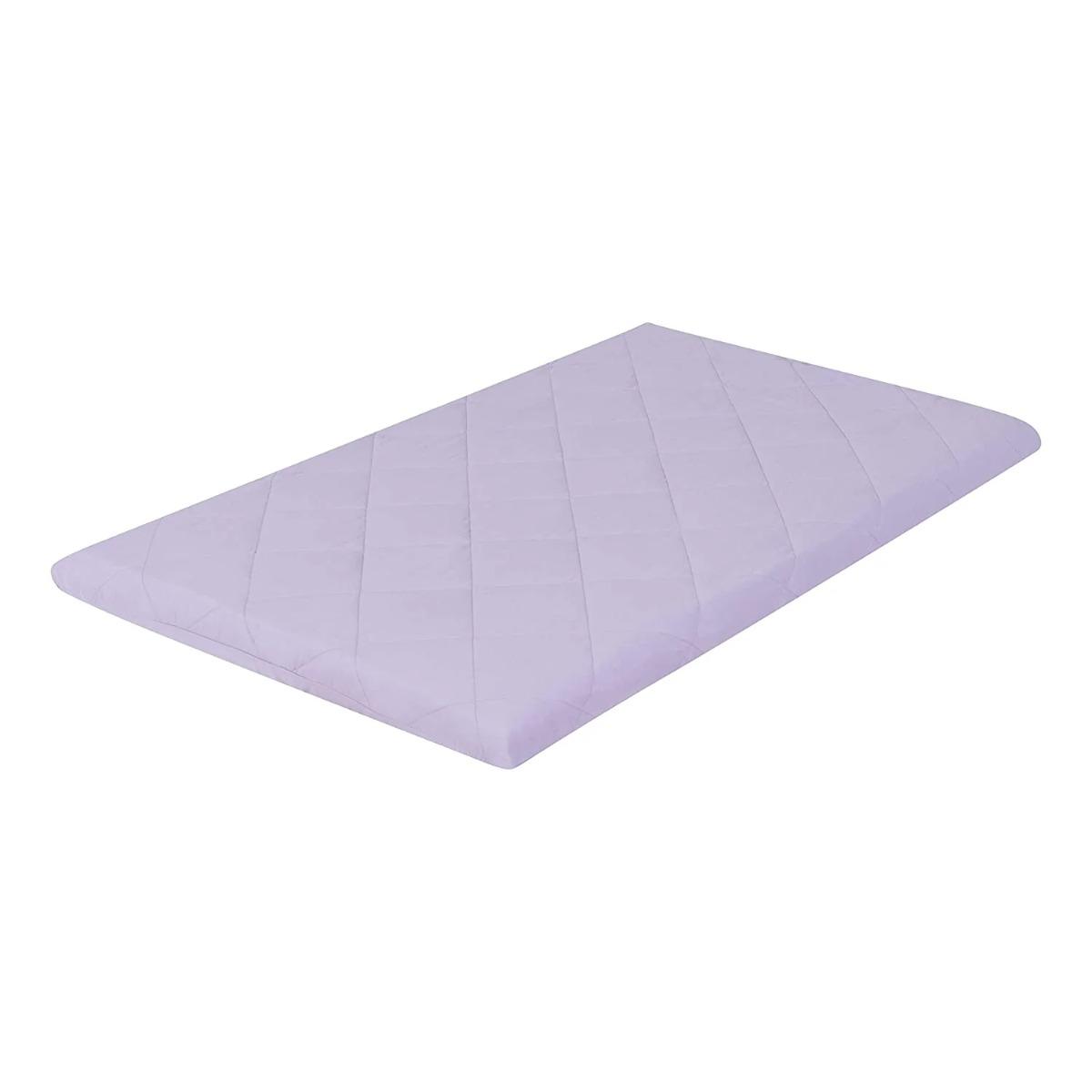 Quilted Portable Crib & Playard Sheets - Purple image