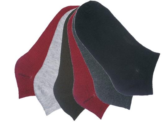 Women's Low Cut Novelty Socks - Heathered & Solid Colors - Size 9-11 - 6-Pair Packs image