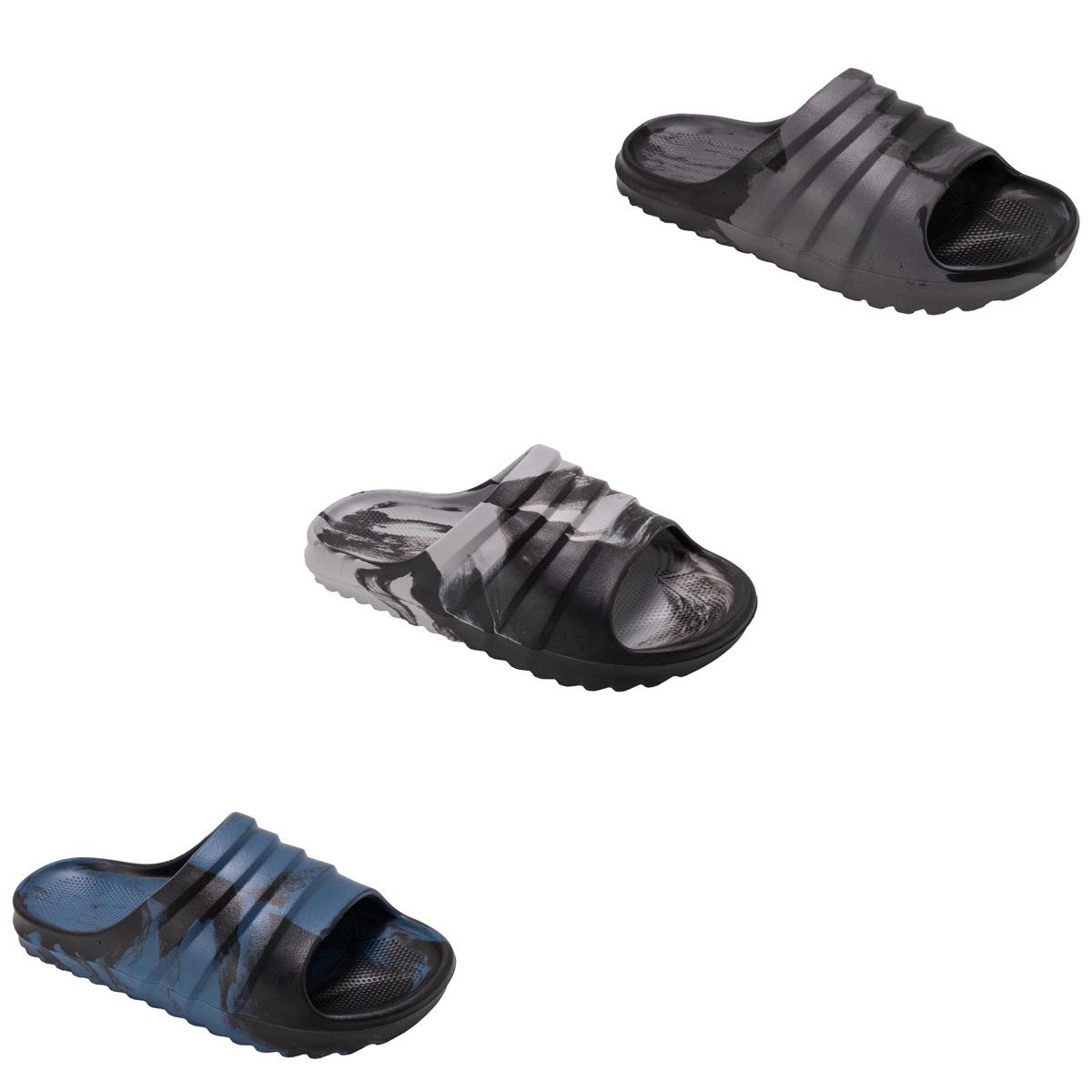 Mens Textured Slide Sport Sandals image