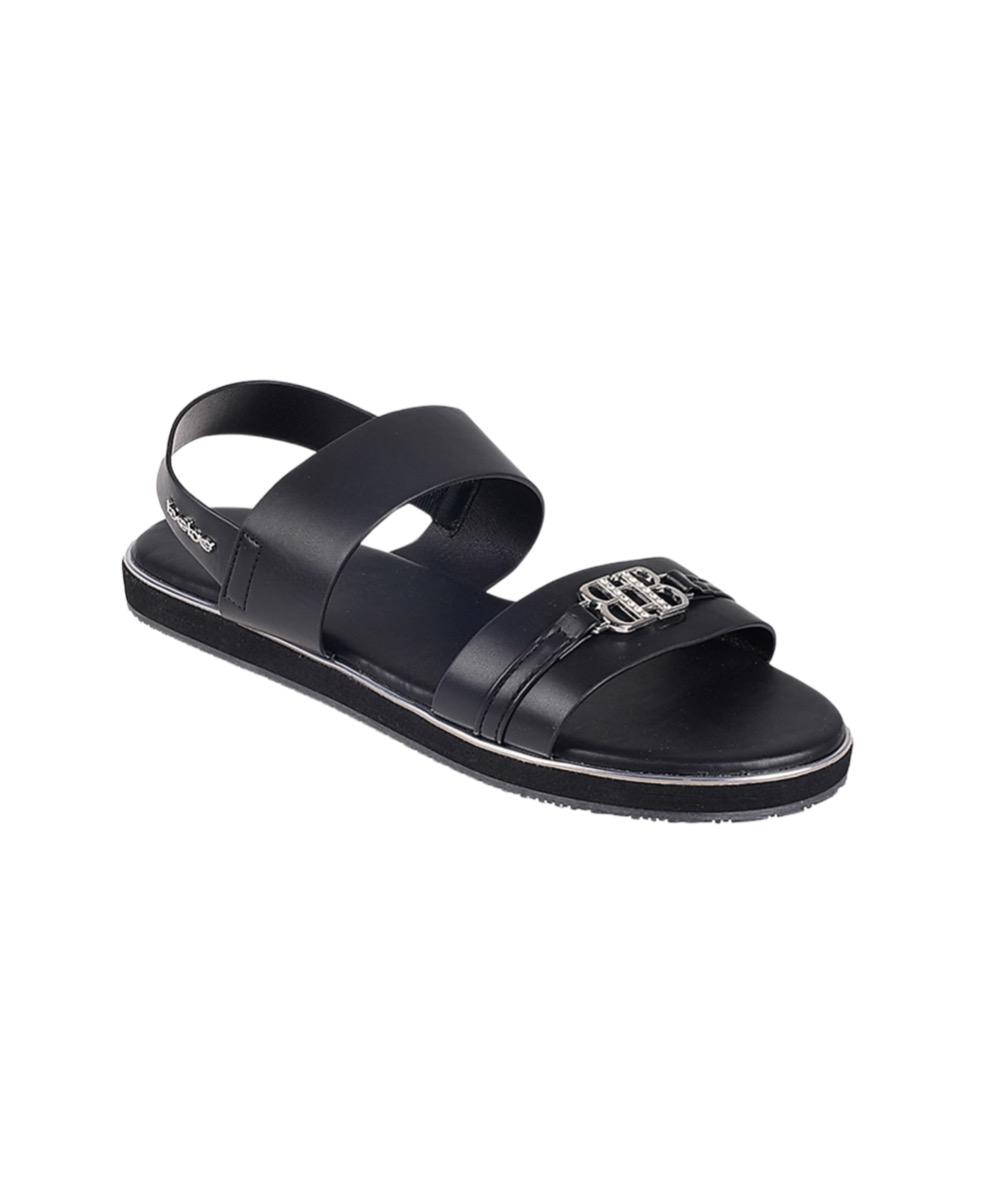 Bebe Women's Strap Sandals w/ Double B Rhinestones image