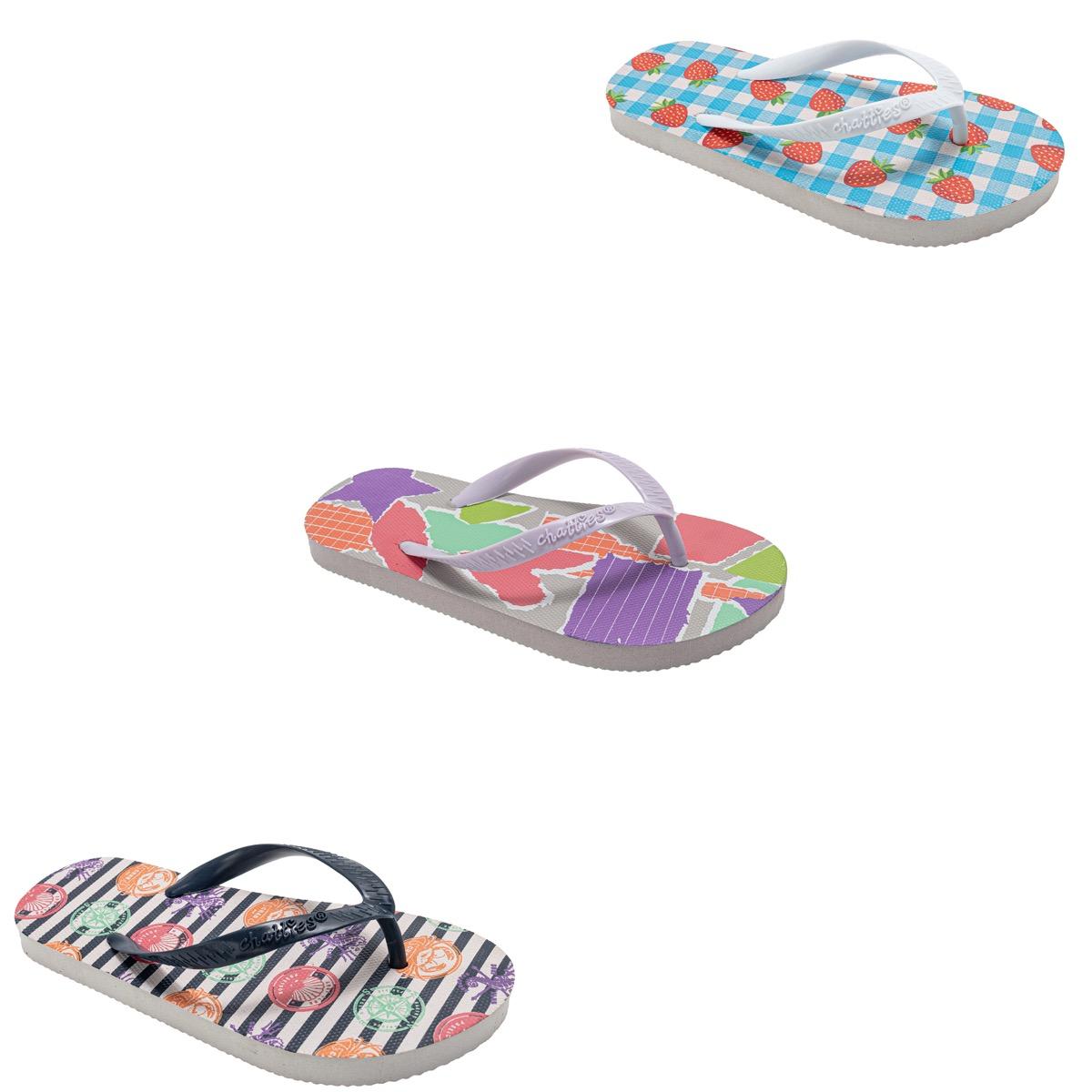 Girl's Summer Printed Footbed w/ Assorted Designs image