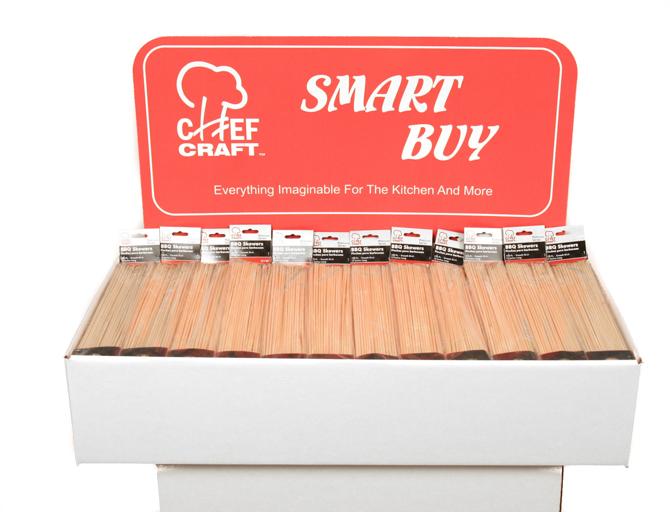 Bamboo Wood Skewers in Floor Display image