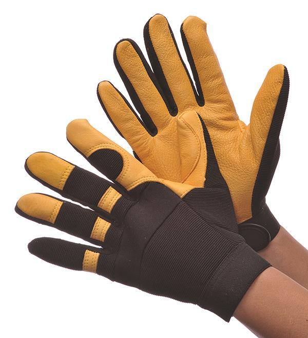 Deer Skin Mechanic Gloves - Size: XL