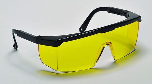 Hurricane Safety Glasses - Amber Lenses