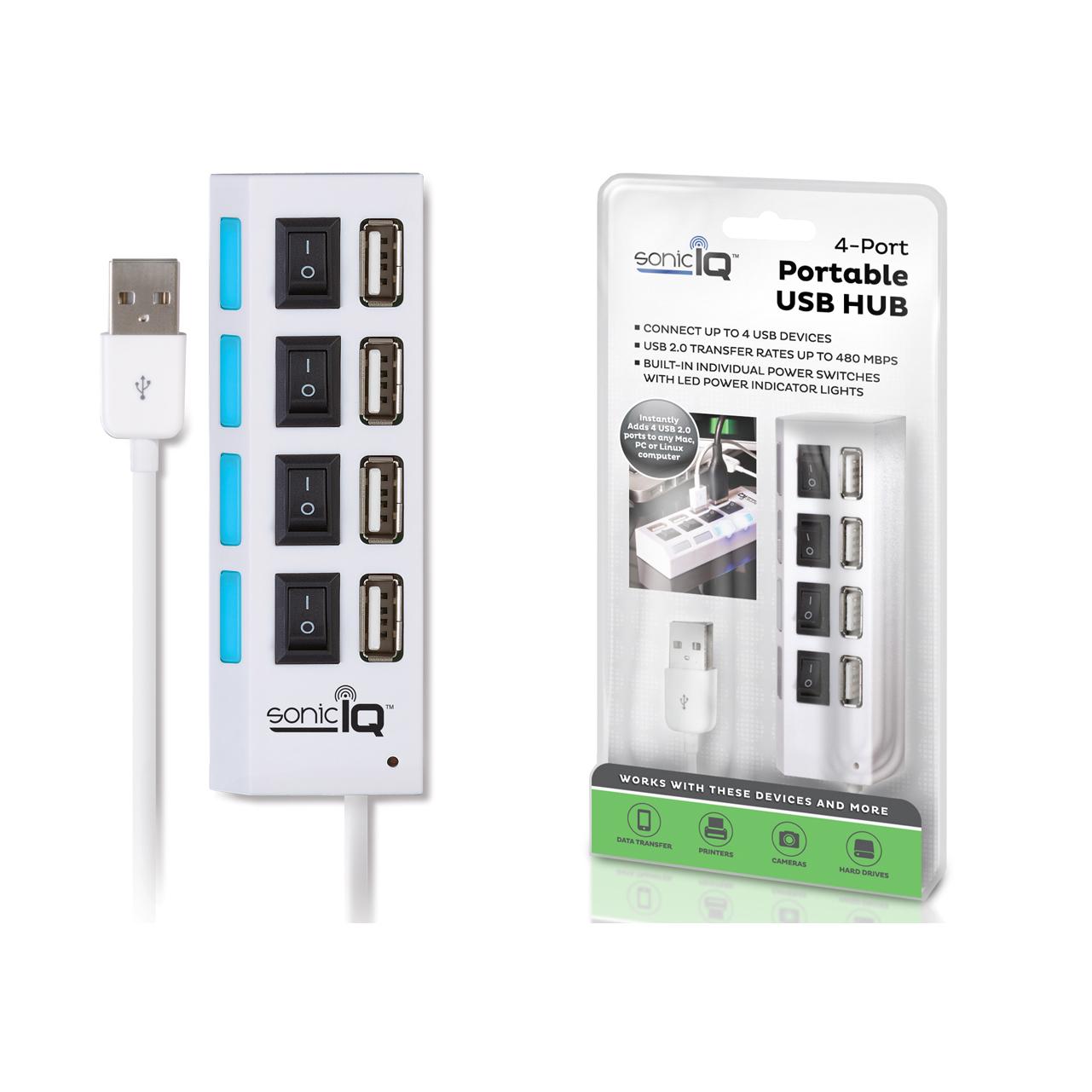 4-Port USB Hubs w/ On/Off Switches image
