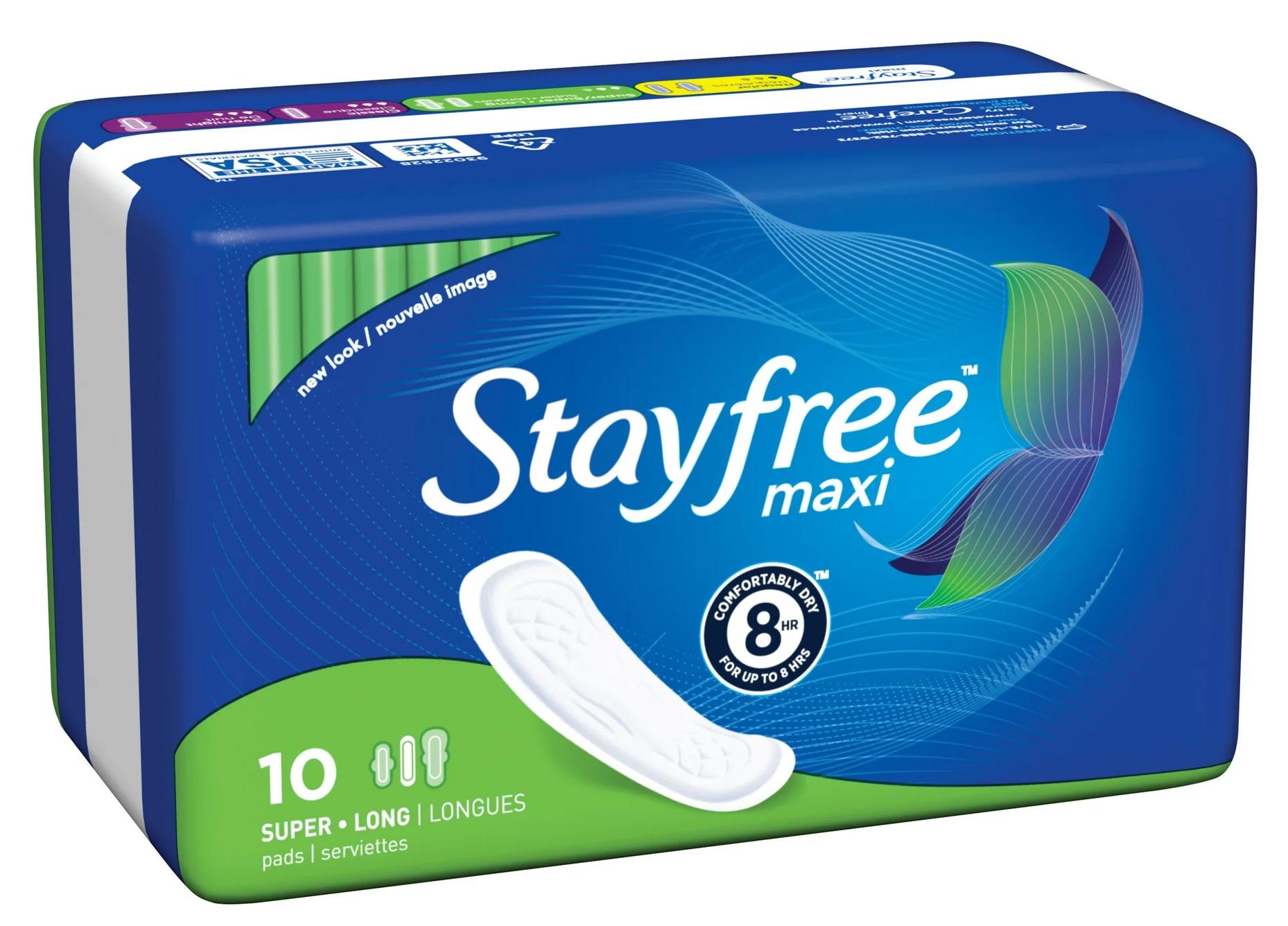 Stayfree Super Maxi Pads - 10-Packs image
