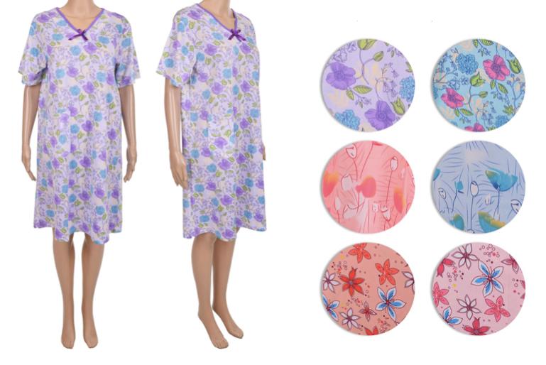 Women's Short Sleeve Nightgowns - Regular & Plus Sizes (Medium-3XL) image