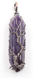 Tree of Life Necklace Amethyst image