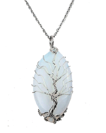 Oval Tree of Life Opal image