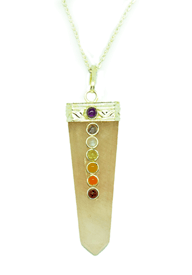 Rose Quartz Chakra Pendant image