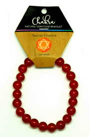 Sacral Chakra Carnelian Bracelet image
