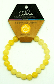 Solar Plexus Yellow Jade Bracelet image