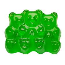 Apple Gummy Bears 25lb Bulk