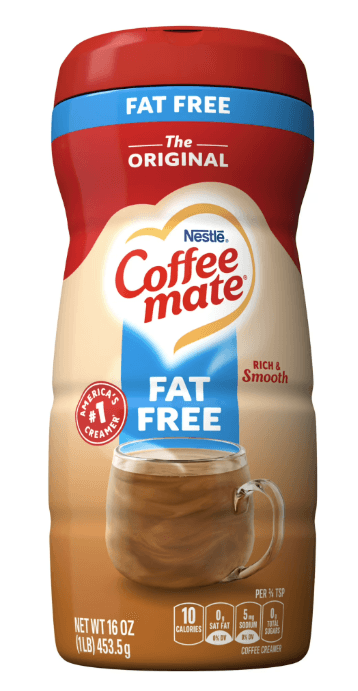 Nestle Coffee Mate Fat Free Coffee Creamer 12/16oz