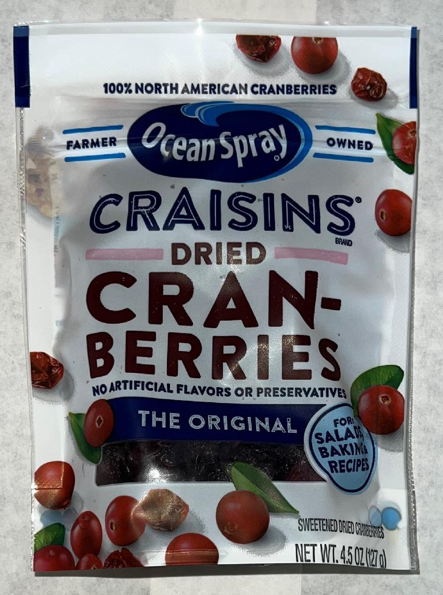 CRAISINS ORGN 12/4.5Z