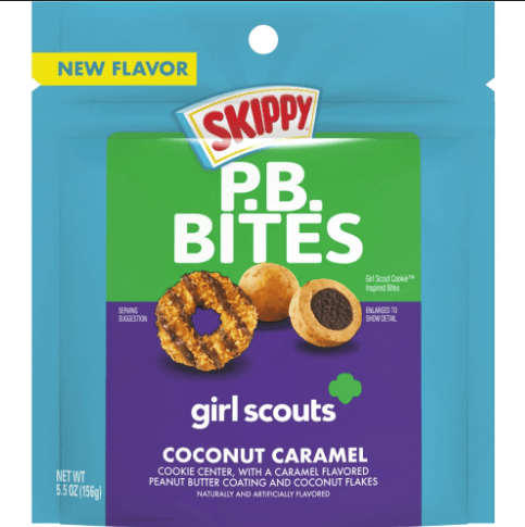 Skippy PB Bites Coconut Caramel 8/5.5oz image