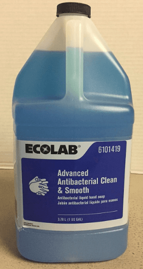 Ecolab advanced antibacterial clean and smooth handsoap  4/1gal image