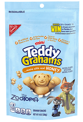 Teddy Grahams Zoo Topia 12/8oz image
