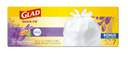 Glad Tall Kitchen 13 gal bags lavender scented 20/7ct image