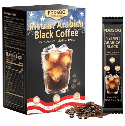 PDDSQQ Coffee Arabica Black Coffee Medium Roast 80/2.82oz image