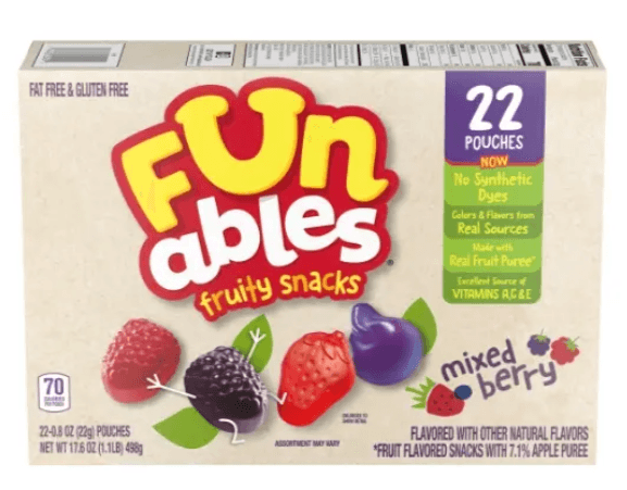 Fun ables Mixed Berry Fruit Snack 5/17.6oz image