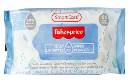 Smart Care Fisher price Baby Wipes 12/64ct image