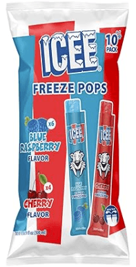 Icee Freeze Pops  20/10ct/1.69floz