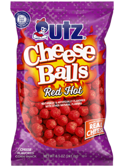 UTZ Cheese Balls Red Hot 16/8.5oz image