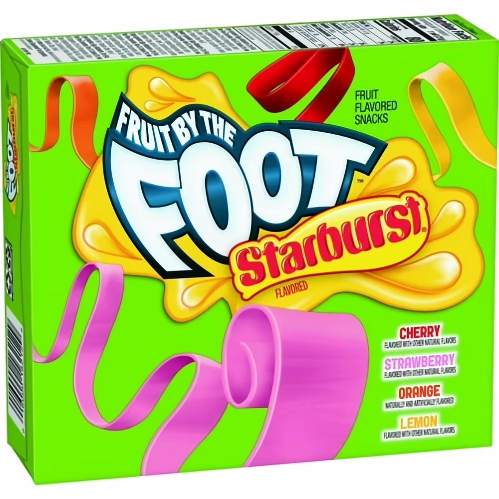 BETTY CROCKER FRUIT BY THE FOOT STARBURST 8/6CT/4.5oz