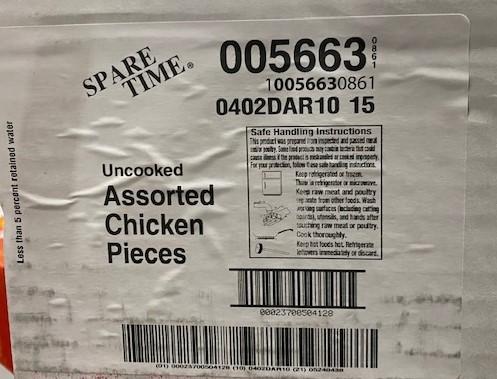 Uncooked Assorted Chicken Pieces 4/10lb image