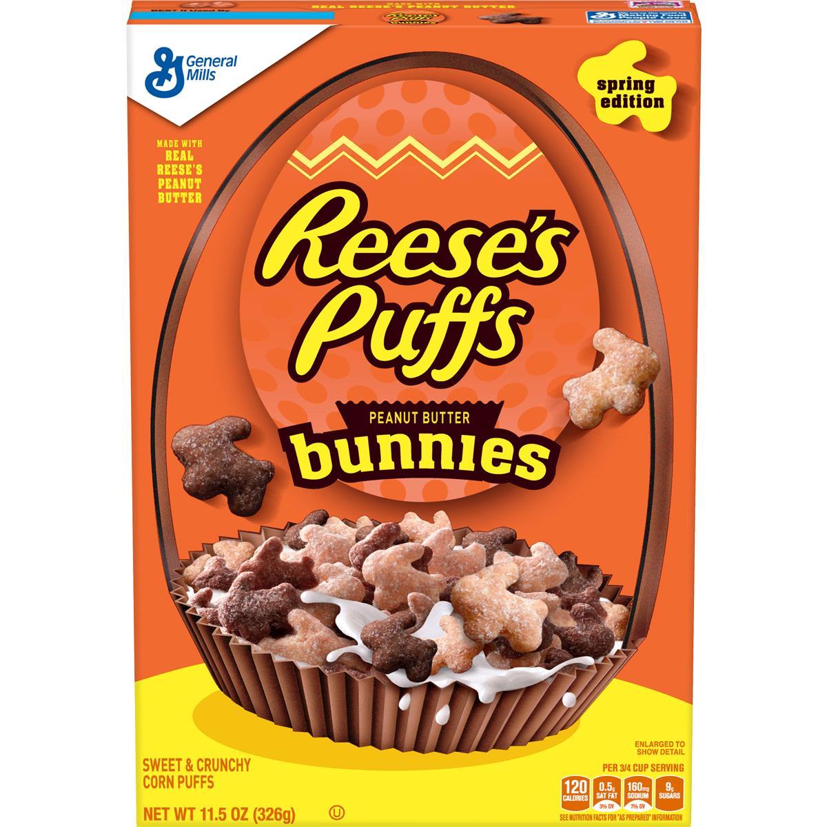 Reeses Puffs Bunnies Cereal 12/11.5oz image