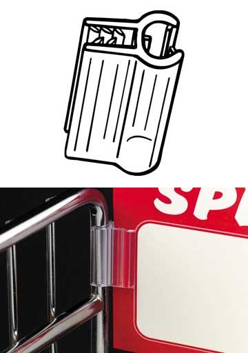 Gridwall Sign Clip - #GWSC image