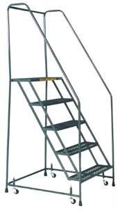 Standard Rolling Ladder - Two 16in. Wide Steps - #LH218