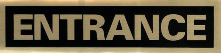 Closeout - Mylar Entrance Sign - #MEN28 image
