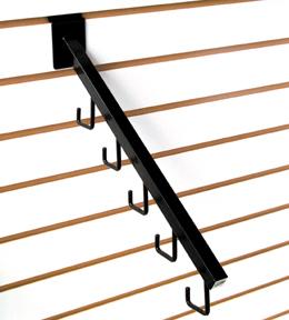 Slatwall 5 Hook Waterfall - #SW5H image