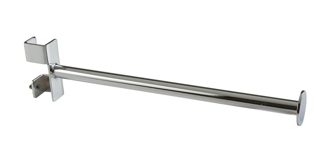 12in. Twist-On Round Straight Arm for Square Tubing Rack - #TVLR image