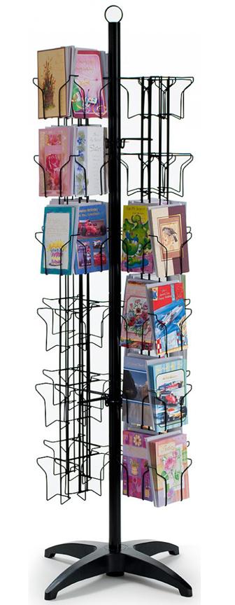 72-Pocket Rotating Card Rack - #UDR72B image