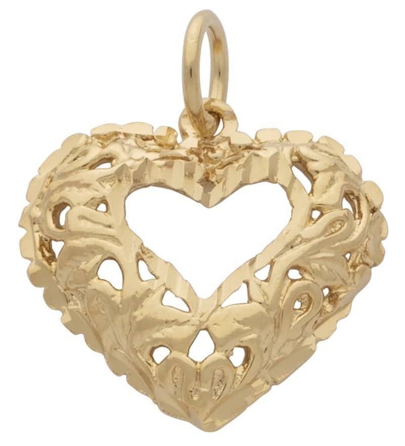 L-018 | Heart Charm Filigree image