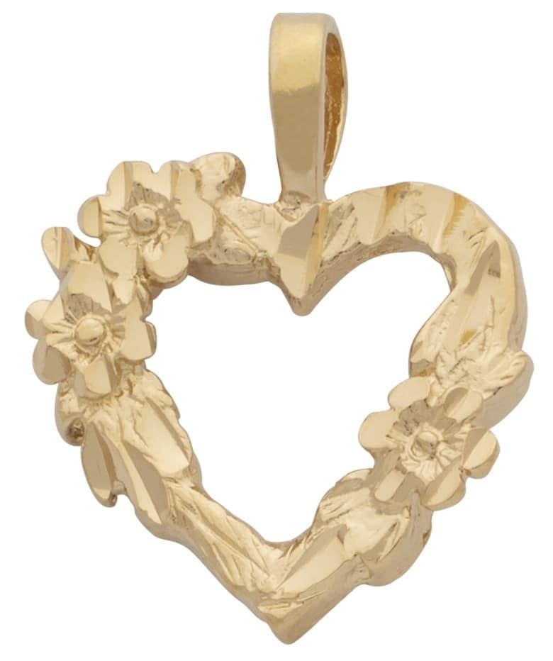 L-042 | Heart Charm With Flowers image